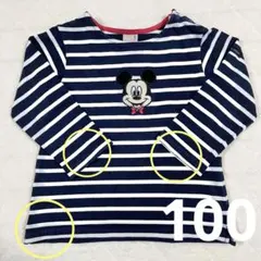 petit main ミッキーマウス 長袖カットソー