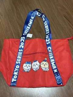 完売品 新品未開封 ちいかわ MLB トートバッグ ドジャース　カブス 予約】ちいかわ×MLB TOKYO SERIES トートバッグ（ドジャース）【2025年