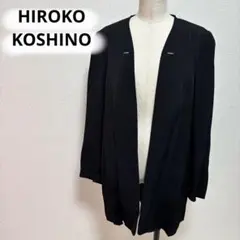 HIROKO KOSHINO プレタポルテ ロングジャケット 黒
