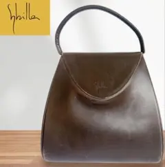 Sybilla シビラ がま口ハンドバッグ レザー 牛革ベージュ - メルカリ
