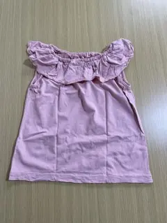 子供服　ノースリーブ　ピンク