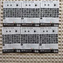 MEYER マイヤー　キャンペーンシール　246枚　台紙貼付済のサムネイル