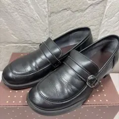 Belle&Sofa ローファー バックル付き 黒　24センチ