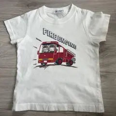 familiar 消防車 Tシャツ 110
