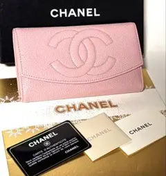 CHANEL シャネル ☆ 折りたたみ 長財布 ライトピンク ☆ ケース・カードのサムネイル