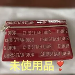 Dior ノベルティ　スタッズポーチ　赤