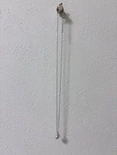 シルバーチェーンパールネックレス