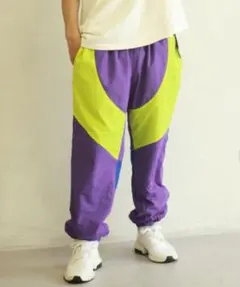 未使用品　 ロンズデール 裏起毛 ナイロンパンツ　Lサイズのサムネイル