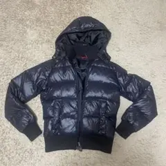 tommy girl フード付きダウンジャケット 黒