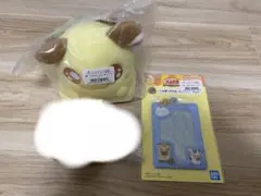 一番くじ　とっとこハム太郎　F賞　ちびまるちゃんぬいぐるみ　I賞　カードホルダー