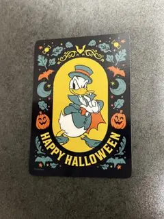 ディズニー ハロウィン デザイン ドナルド カード