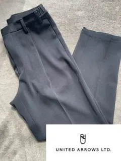 UNITED ARROWS「COZY」ストレッチツイストツイル1プリーツパンツのサムネイル