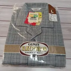 GUNZE チェック柄 パジャマ Lサイズ