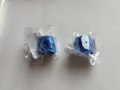 青い花柄カプセルトイ 2個セット