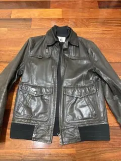 TK ダークブラウン レザーアウター サイズ2