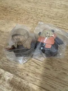 たかはたまさお 木彫り風 FIGURE COLLECTION 2点　ガチャ