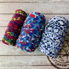 ズパゲッティ柄糸3個セット☆