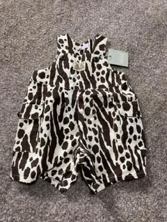 Bebe べべ　ゼブラ柄　fmb ロンパース　70 新品　タグ付き