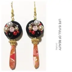 [141] レガライト しずく パール ジルコニア 貼り付けピアス