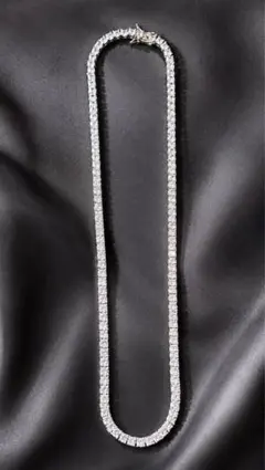 ネックレス シルバーカラー ストーン装飾