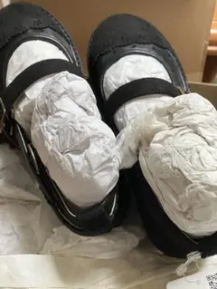 アクシーズファムドットチュール厚底シューズ未使用品、Mサイズ