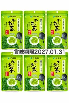 【6袋】伊藤園 お〜いお茶 抹茶入り緑茶 70g×6袋セット