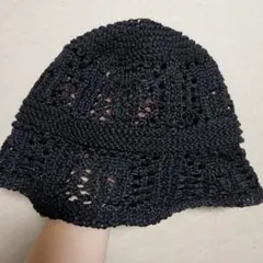 GU バケットハット 網掛け帽子