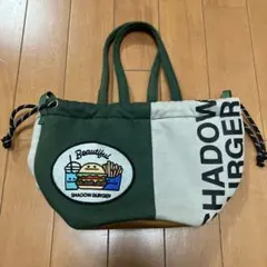 グラニフ　SHADOW BURGER バッグ ハンバーガー　シャドーバーガー