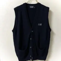 ゼクシオ　ニットベスト　ゴルフ　毛100% ゆったりサイズ