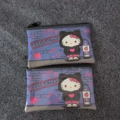 Hello Kitty フラットミニポーチ 2点