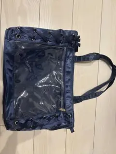 ハイキュー!! 影山飛雄 オールスター缶バッジ 痛バッグ WEGOサテンネイビー ハイキュー!! 影山飛雄 オールスター缶バッジ 痛バッグ WEGOサテン