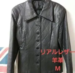 レザージャケット　 M テーラード　 羊革