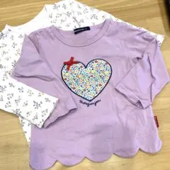 Tシャツ　長袖　カットソー　90サイズ　ムージョンジョン　ユニクロ