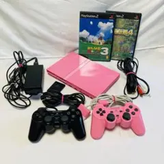 【動作品】 限定色 プレステ2 本体 ピンク SCPH-77000PK PS2