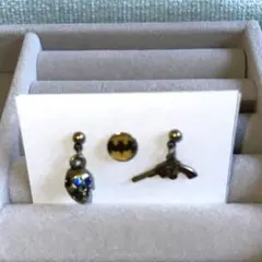 【未使用品】ピアス3点セット　匿名配送　ハロウィン