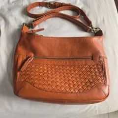 値下げ☆　Dakota オレンジ ショルダーバッグのサムネイル