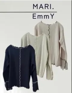 MARI.Emmy メロウフリルカットソー　L