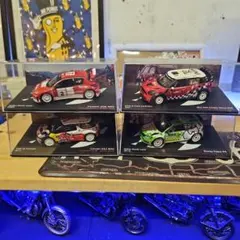1/43　ラリーカーコレクション WRC ラリーカー ミニカー 4台セットのサムネイル