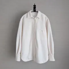 anuke Nep Over Shirts アンヌーク ネップオーバーシャツ