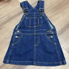 BREEZE★デニム　ジャンパースカート★90