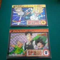 ＊値下げ‼️プリズム❗ドラゴンボールZ トレーディングカード2枚セット