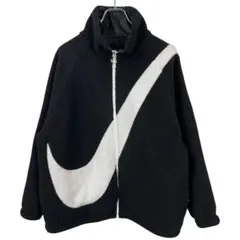 NIKE ナイキ　ビッグスウォッシュ　フリースブルゾン　リバーシブル　アウター
