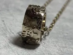 YSL イヴサンローラン ロゴ リング ネックレス 【339】のサムネイル