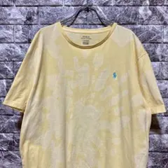 POLO RALPH LAUREN Tシャツ タイダイ ラルフローレン 黄色