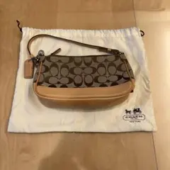 美品 Coach one shoulder bag signature