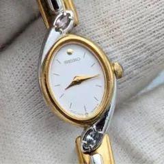 稼動品 美品 SEIKO セイコー 5連ボールチェーン コンビカラー 腕時計