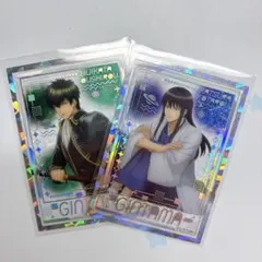 銀魂　ホロ箔クリアカード　土方十四郎　桂小太郎