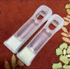 wii wiiu モーションプラスカバー付き（ホワイト）2個セット