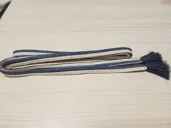 帯締め 紺色と白　昨年購入