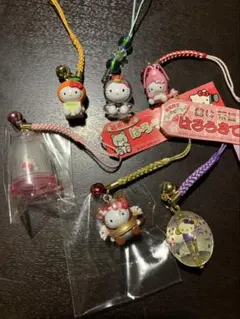 難あり 訳あり ハローキティ 根付 ジャンク品 6点セット